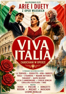 Łomża Wydarzenie Koncert VIVA ITALIA - Zakochani w Operze